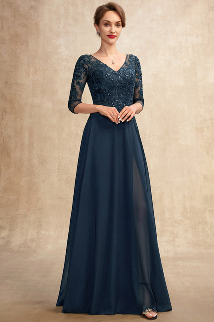 Robe Cérémonie Longue Bleu Royal - gallery 2