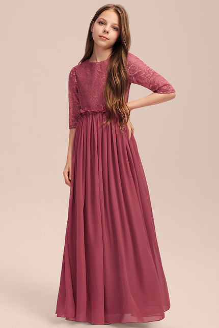 Robe Cérémonie Longue Plissée - gallery 2