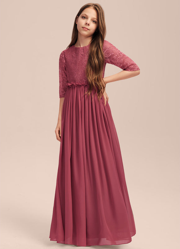 Robe Cérémonie Longue Plissée - gallery 2