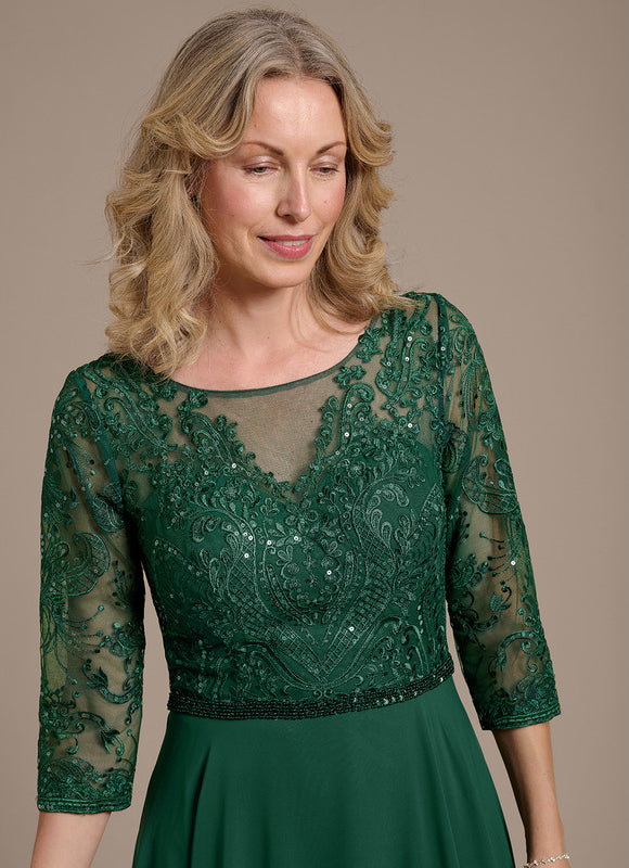 Robe Cérémonie Émeraude Chic - gallery 2