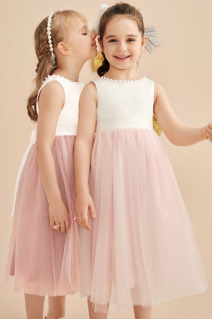 Robe Cérémonie Fille Tulle Satin - gallery 8
