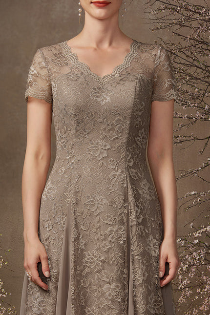 Robe Cérémonie Dentelle Marine - gallery 2