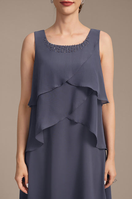 Robe Cérémonie Mousseline Fluide - gallery 8