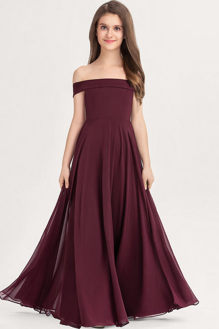 Robe Ceremonie Grande Taille Bordeaux - gallery 1