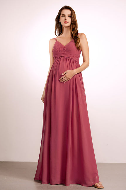 Robe Cérémonie Fluide Maternité - gallery 1
