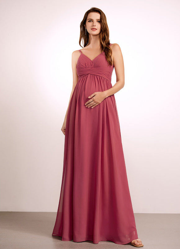 Robe Cérémonie Fluide Maternité - gallery 1