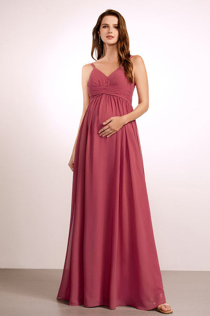 Robe Cérémonie Fluide Maternité - gallery 1