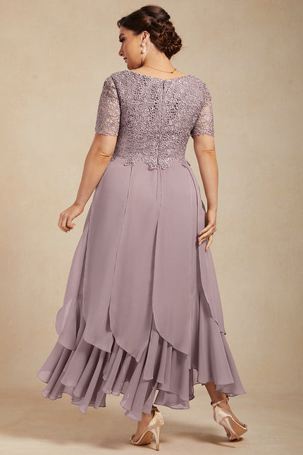 Robe Cérémonie Mousseline Lavande - gallery 5