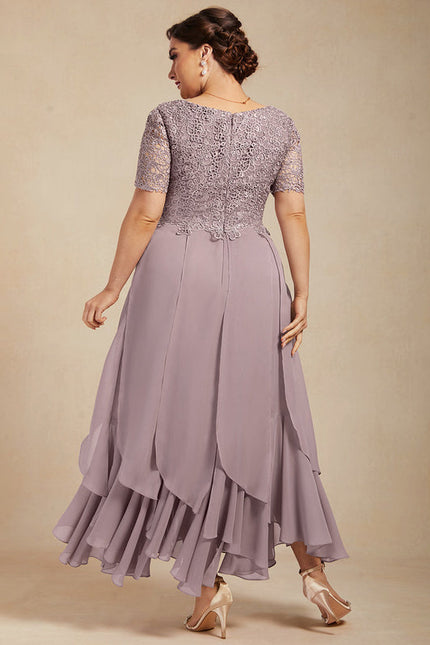 Robe Cérémonie Mousseline Lavande - gallery 5