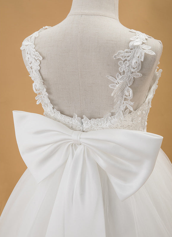 Robe Cérémonie Enchantée Blanc - gallery 7