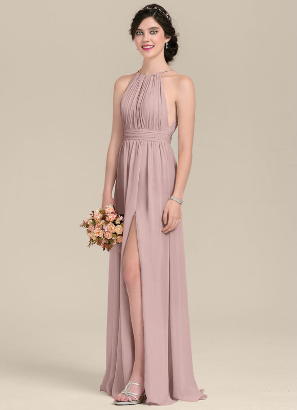 Robe Cérémonie Mousseline Longue - gallery 3