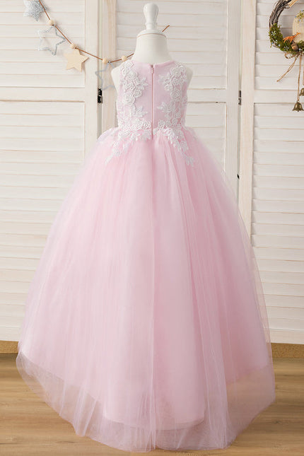 Robe Longue Ceremonie Rose Pale - gallery 4