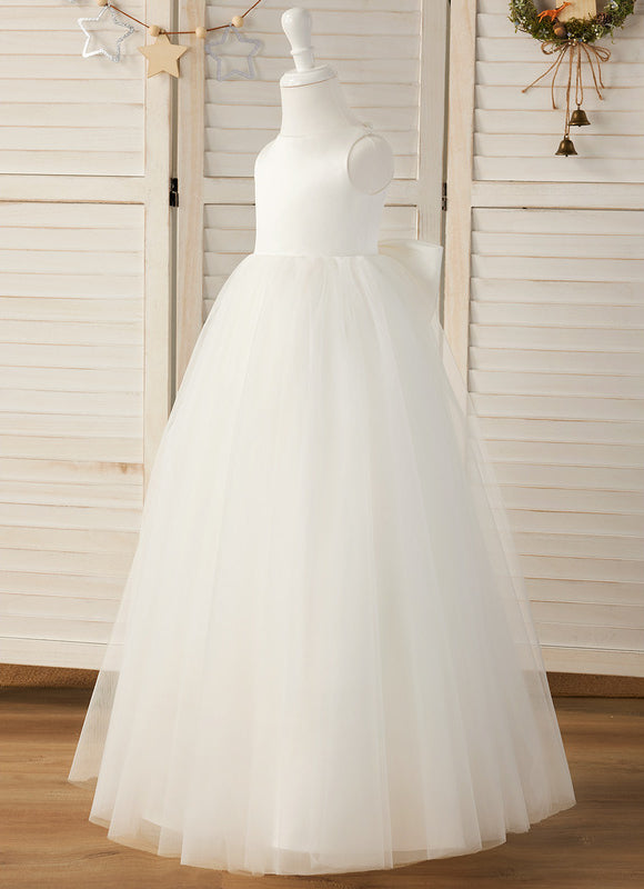 Robe Cérémonie Satinée Évasée - gallery 2