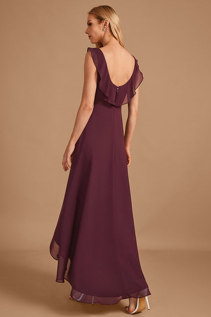 Robe Cérémonie Fluide Marine Élégante - gallery 3