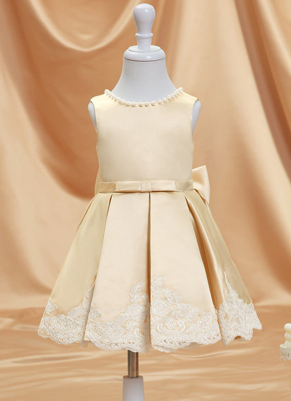 Robe Cérémonie Satinée Précieuse - gallery 2