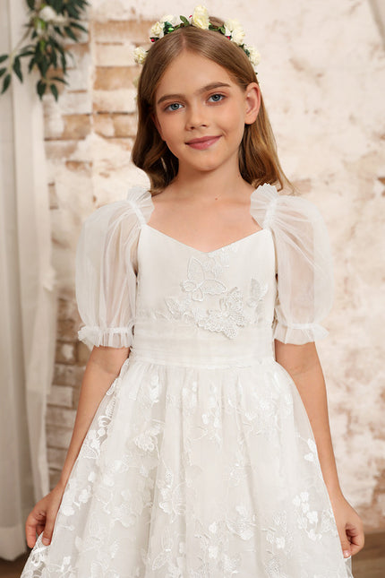Robe Ceremonie Fille Broderie Anglaise - gallery 5