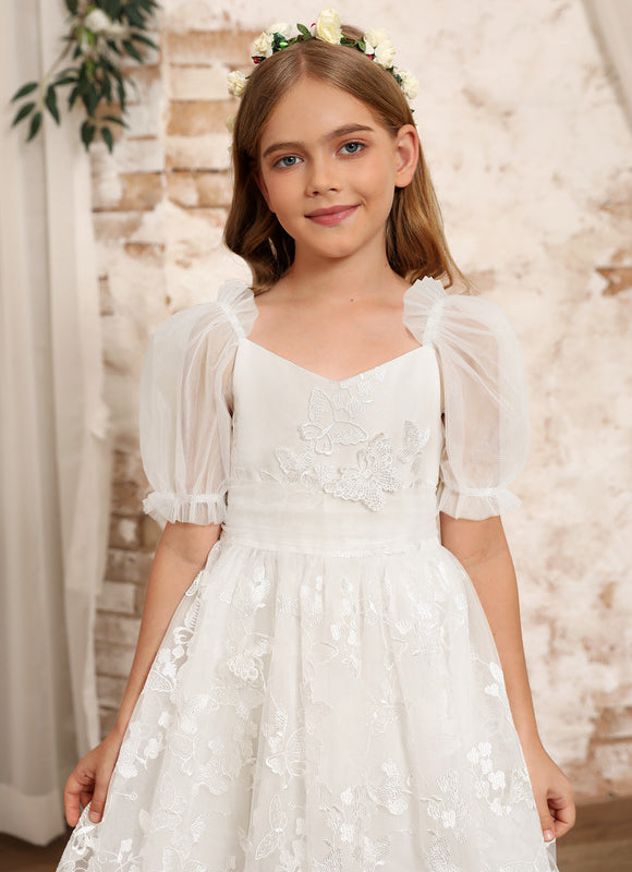 Robe Ceremonie Fille Broderie Anglaise - gallery 5