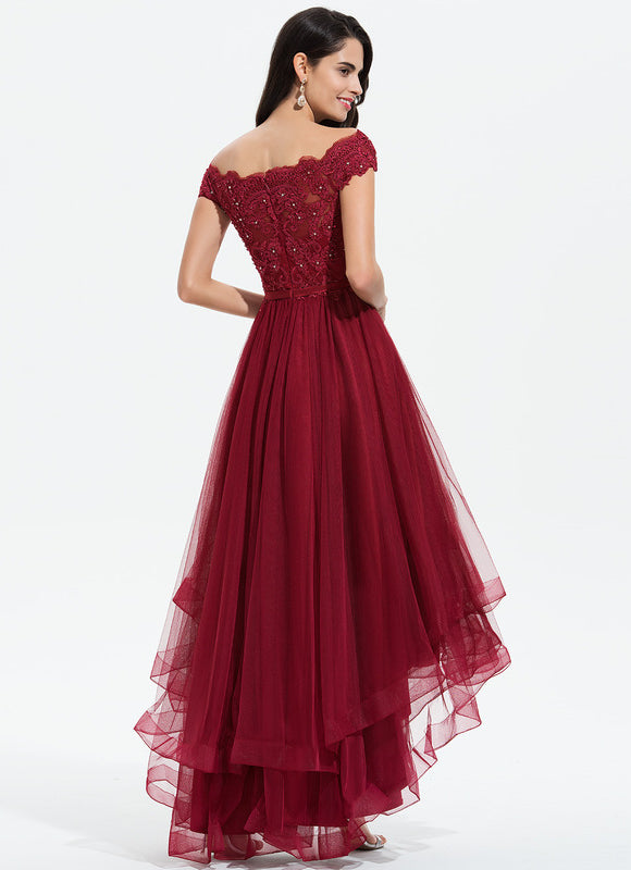 Robe Cérémonie Tulle Bordeaux - gallery 3