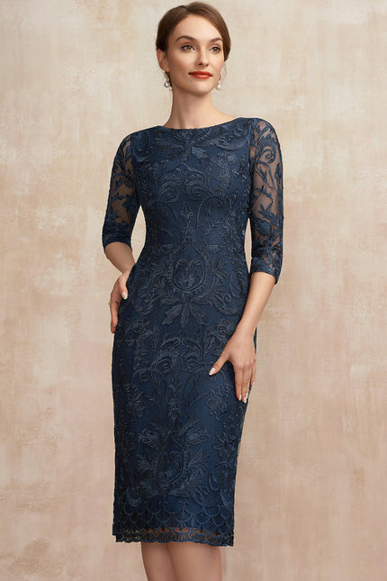 Robe Cérémonie Élégance Marine Mystique