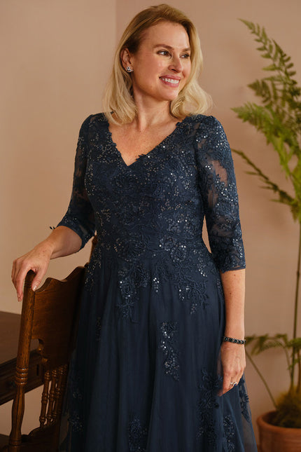 Robe Cérémonie Longue Tulle Ornée - gallery 8