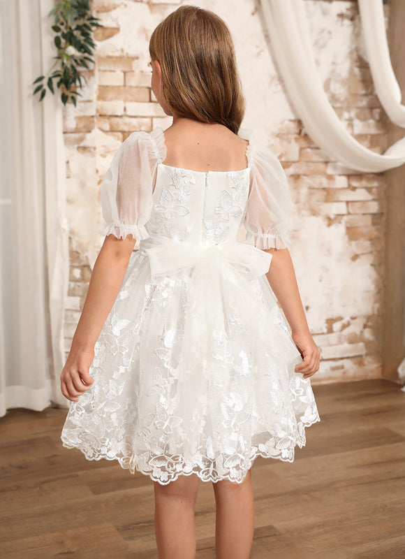 Robe Ceremonie Fille Broderie Anglaise - gallery 3