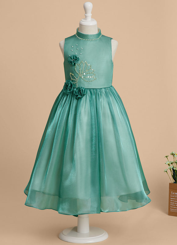 Robe Cérémonie Émeraude Céleste