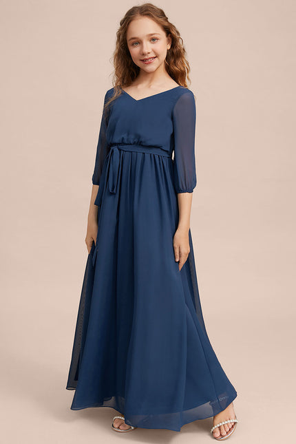 Robe Cérémonie Longue Vert Deau - gallery 3