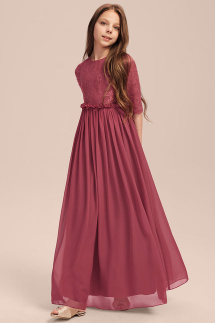 Robe Cérémonie Longue Plissée - gallery 4