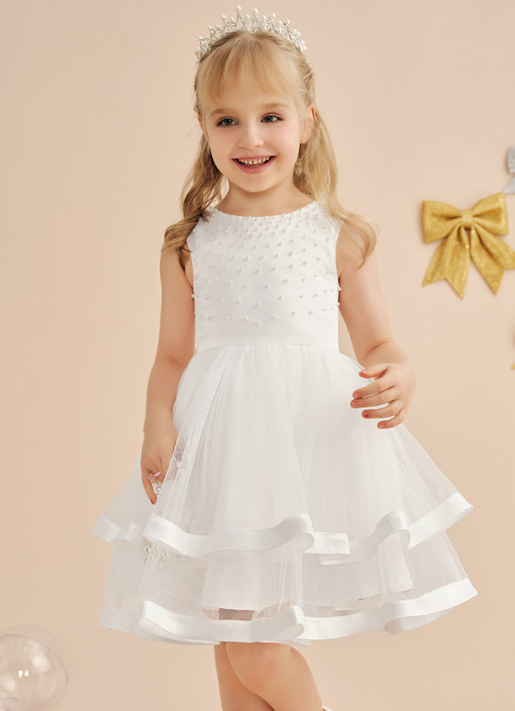 Robe Cérémonie Tulle Crème