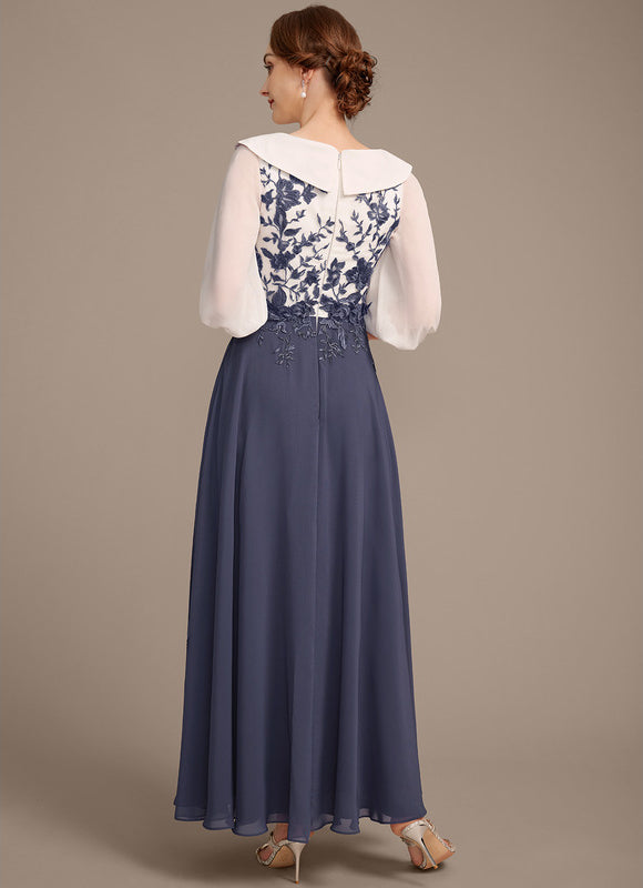 Robe Cérémonie Asymétrique Brodée - gallery 5