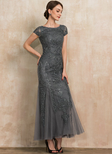 Robe Cérémonie Élégante Argentée