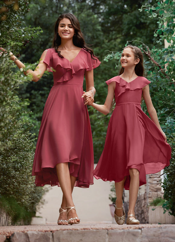 Robe Cérémonie Fluide Marine Élégante - gallery 4