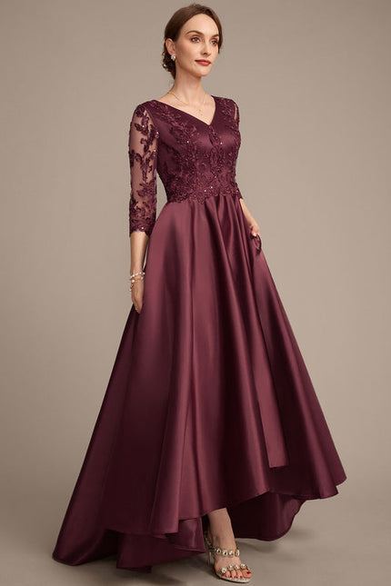 Robe Cérémonie Élégance Pourpre Scintillante - gallery 5
