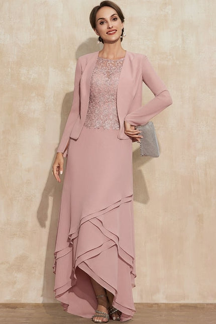 Robe Cérémonie Dentelle Rose