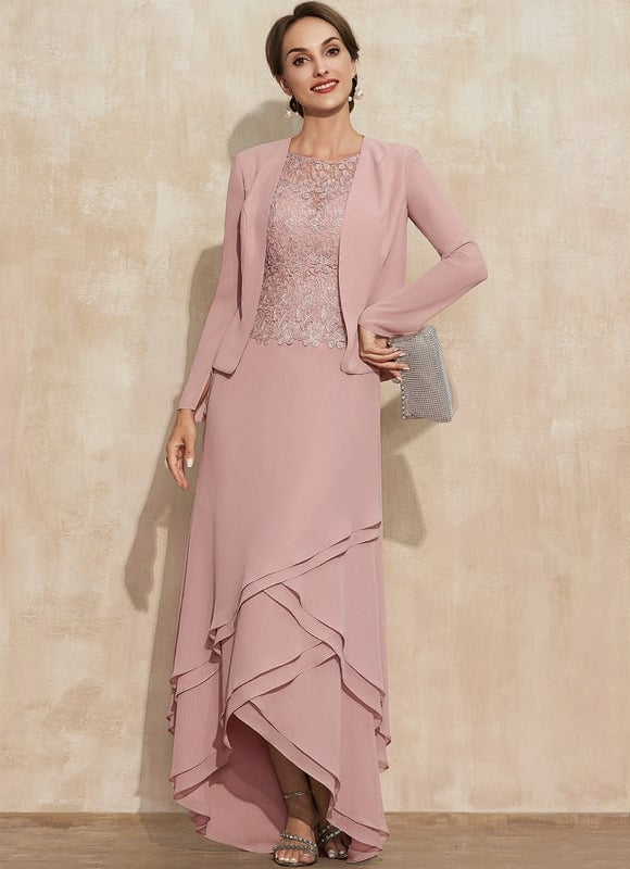 Robe Cérémonie Dentelle Rose