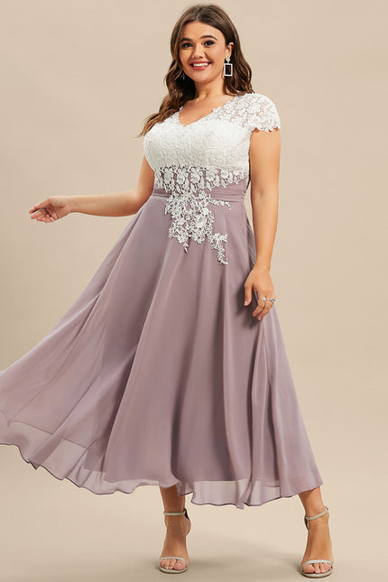 Robe Cérémonie Élegante Violet - gallery 7