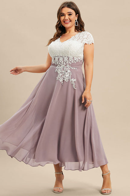 Robe Cérémonie Élegante Violet - gallery 7