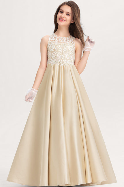 Robe Ceremonie Fille Dorée - gallery 2