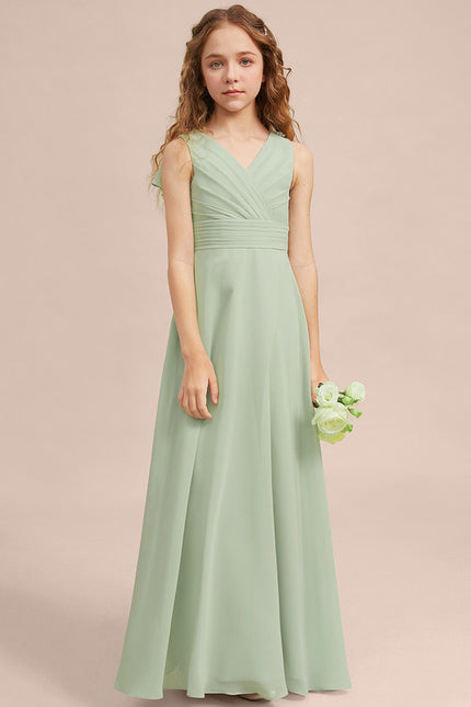 Robe Cérémonie Longue Vert Deau - gallery 1