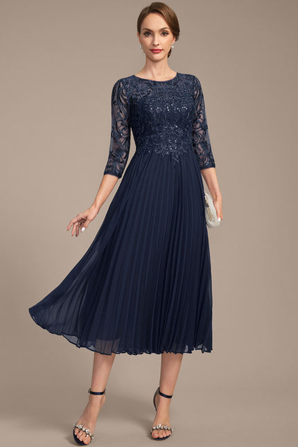 Robe Cérémonie Nuit Plissée Élégante - gallery 5