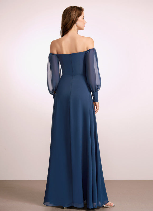 Robe Cérémonie Mousseline Vert Profond - gallery 4