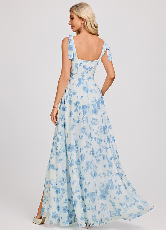 Robe Cérémonie Mousseline Verte - gallery 5