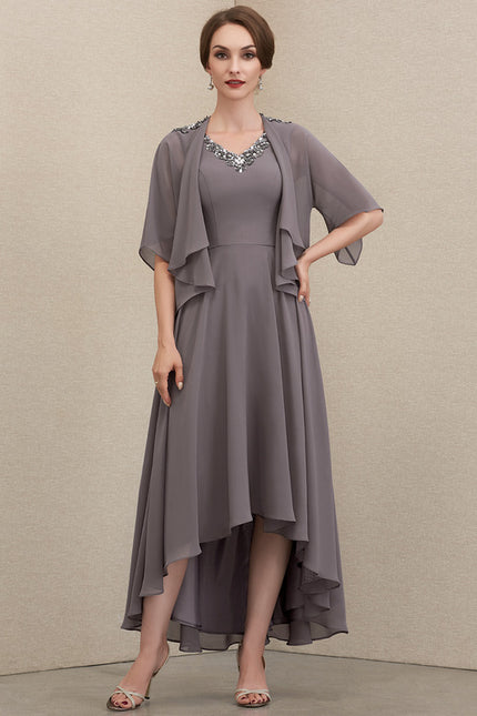 Robe Cérémonie Chiffon Sophistiquée - gallery 1