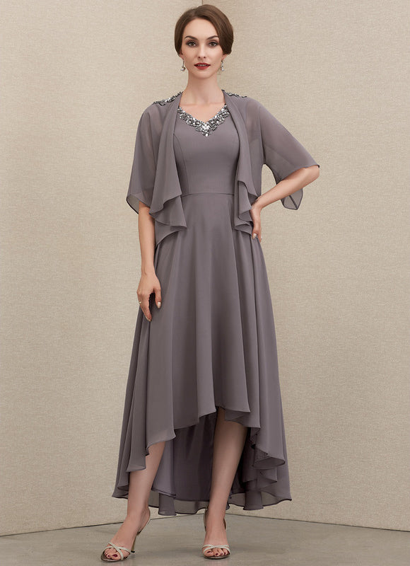 Robe Cérémonie Chiffon Sophistiquée - gallery 1