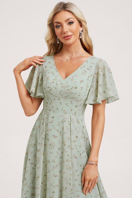 Robe Cérémonie Fluide Marine Élégante - gallery 1