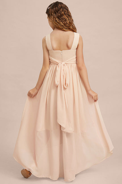 Robe Cérémonie Asymétrique Fleurie - gallery 6