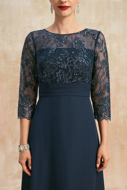 Robe Cérémonie Fluide Marine - gallery 6