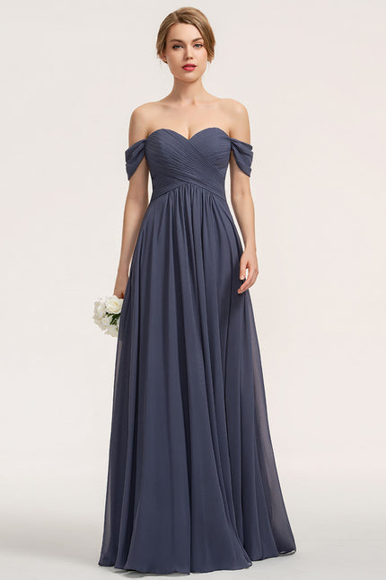 Robe Cérémonie Élégante À Décolleté - gallery 4