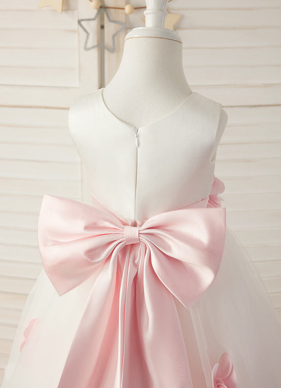 Robe Cérémonie Tulle Fleurie - gallery 5