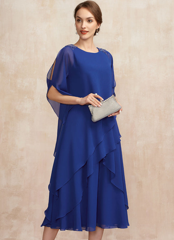 Robe Cérémonie Fluidité Marine